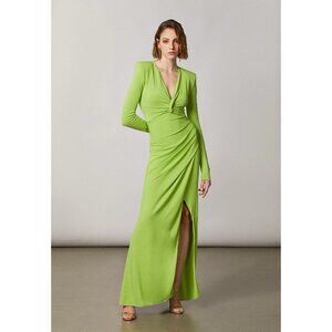 NWT Patrizia Pepe Knot-Detail Ruched Gown